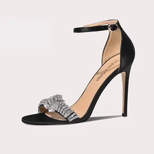 Women High Heel Diamond Crystal Party Bridal Sandals Woman Wedding Princess Shoes Fashion Sandals