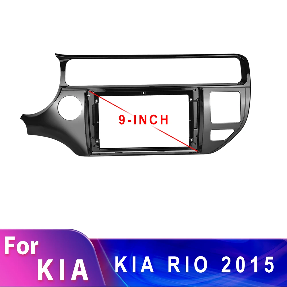Autoradio 9 Pouces Android 13 Podofo 2+64G Pour KIA Rio 2015 - Carplay Sans Fil, GPS, Caméra Recul AHD