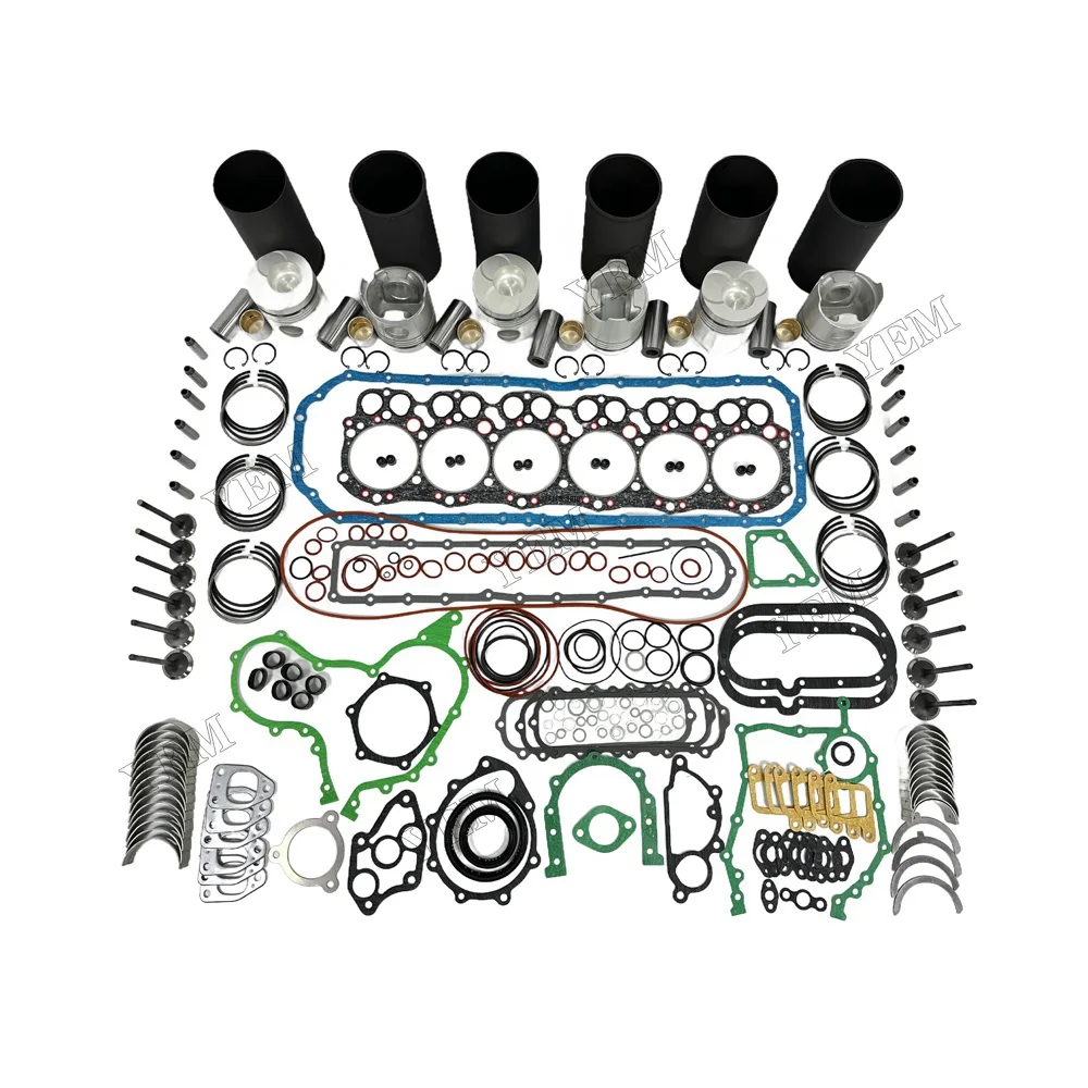 H06C Overhaul Kit With Valves Engine Repair Kit for Hino Genuine Engine Parts 2