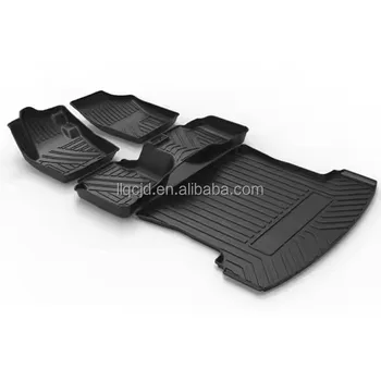 Wholesale Car Accessories 3D TPE Car Floor Mats Cargo Liner Foot Pad Car Carpet For 2013-2019 VW Jetta