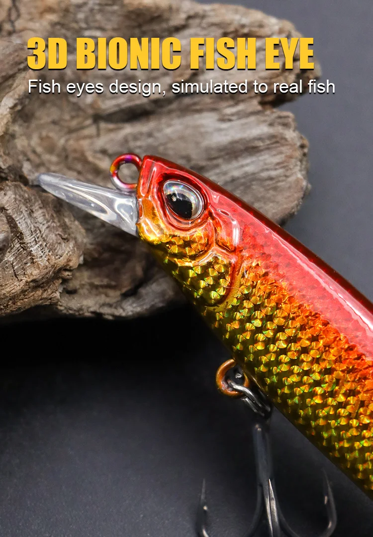 Thorforce Fishing Lures Minnow Lure 6g Realistic Jerkbait Sinking Hard