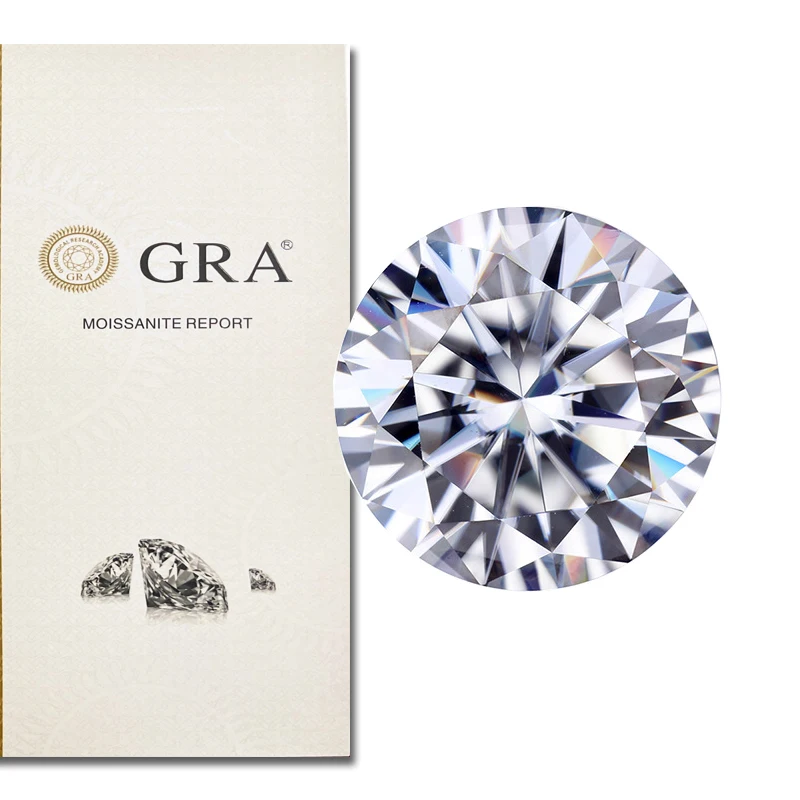 Gemstones Jewelry Making & Beading Lab Diamond Loose Round Moissanite ...