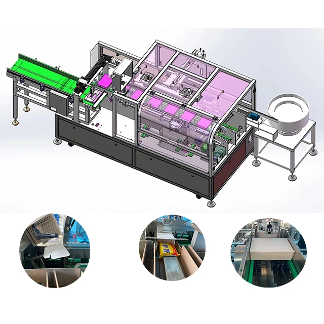 Carton Packing Machines for Pouches Acculating Tera Pack Carton Machine Egg-carton/box-packing Machine