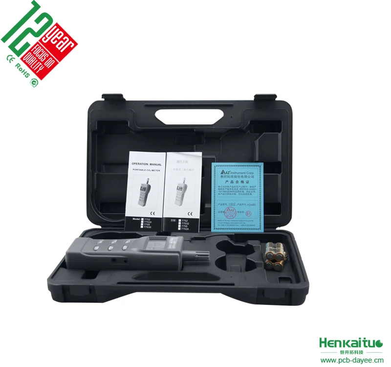 Портативный Измеритель качества воздуха, измеритель температуры и влажности, анализатор углекислого газа