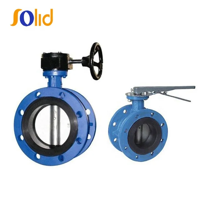 PN10/16 CE certificate Ductile Iron Cast Iron Wafer or Lug Type Butterfly Valve Price List