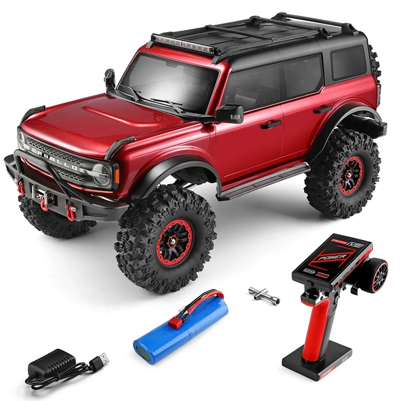 未使用 Wltoys 104020 1/10 RTR クローラー ブロンコ風 Wltoys 104020 1:10 Scale Electric 4WD RC Rock Crawler RTR