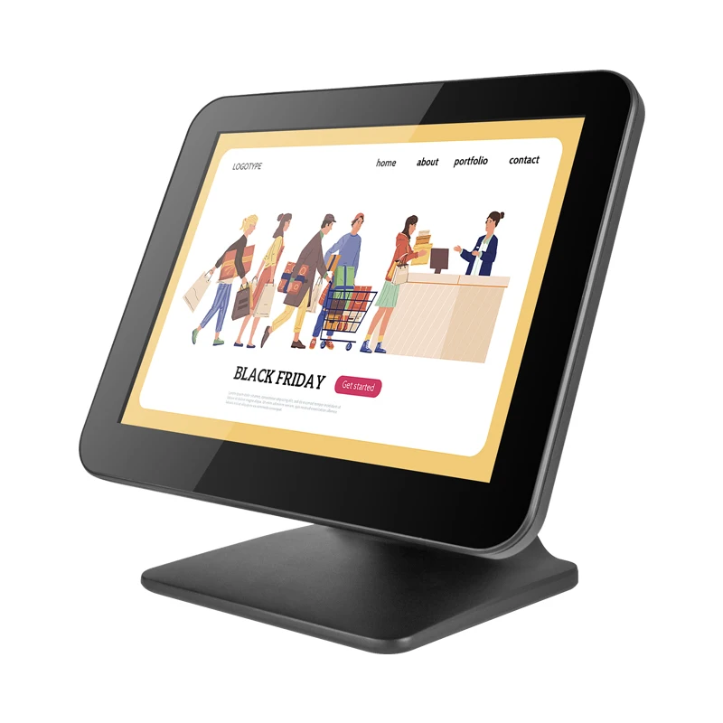 Все в одном pos система розничная продажа 15 дюймов кассовый аппарат ящик Ресторан pos машина