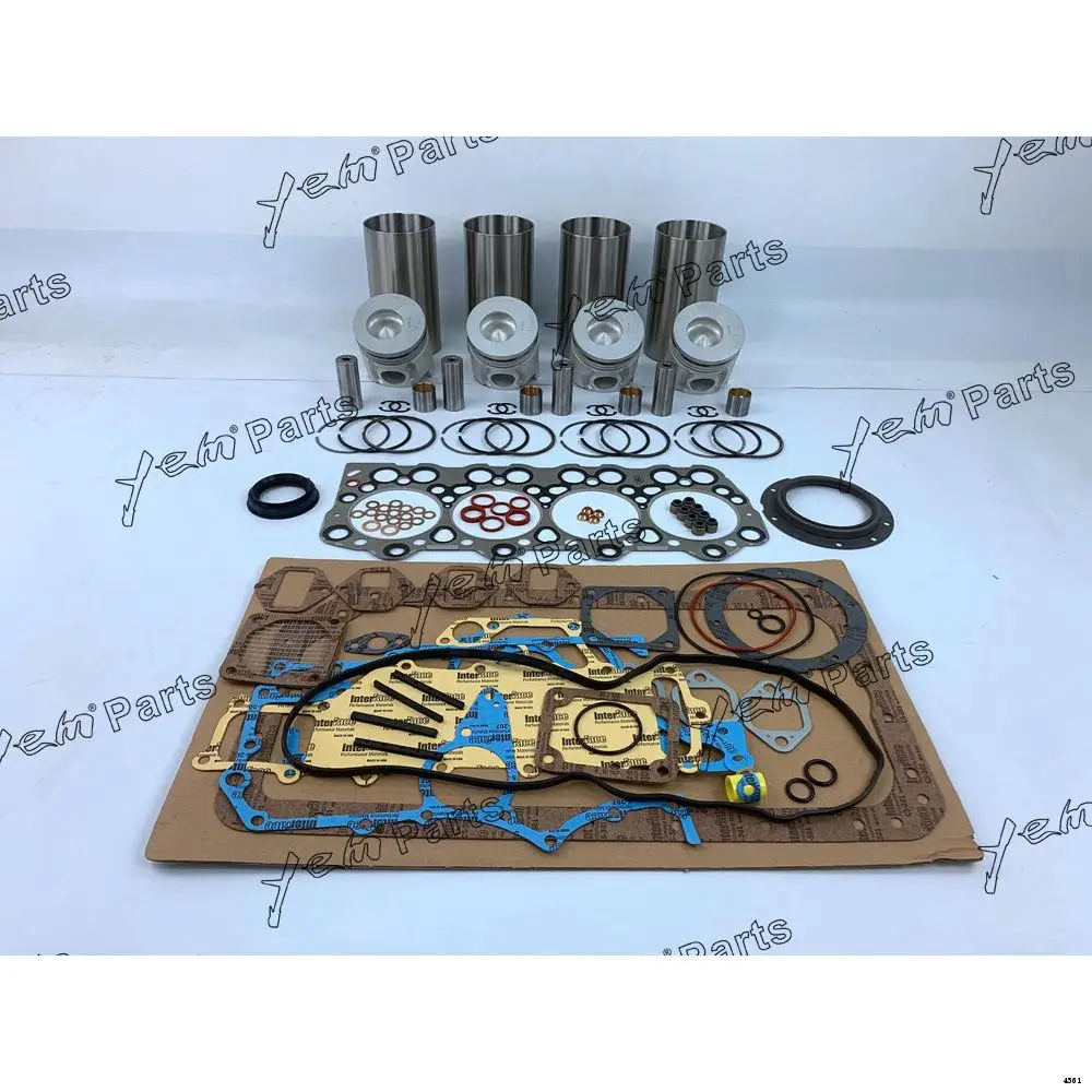 Hot Sale 4D34 Repair Overhaul Kit With Head Gasket Set Piston Rings Liner Kit for Mitsubishi