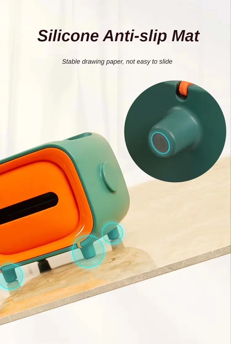 Modern Household Desktop Facial Tissue Box TV Tissue Paper Box Holder with Stylish Decoration for Home Use supplier