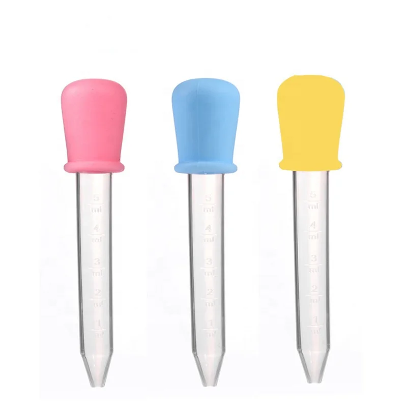 Free Samples Baby Feeder  clear Liquid Dropper Plastic Dropper Pipette Bulb Tip Eye Dropper for Candy Molds