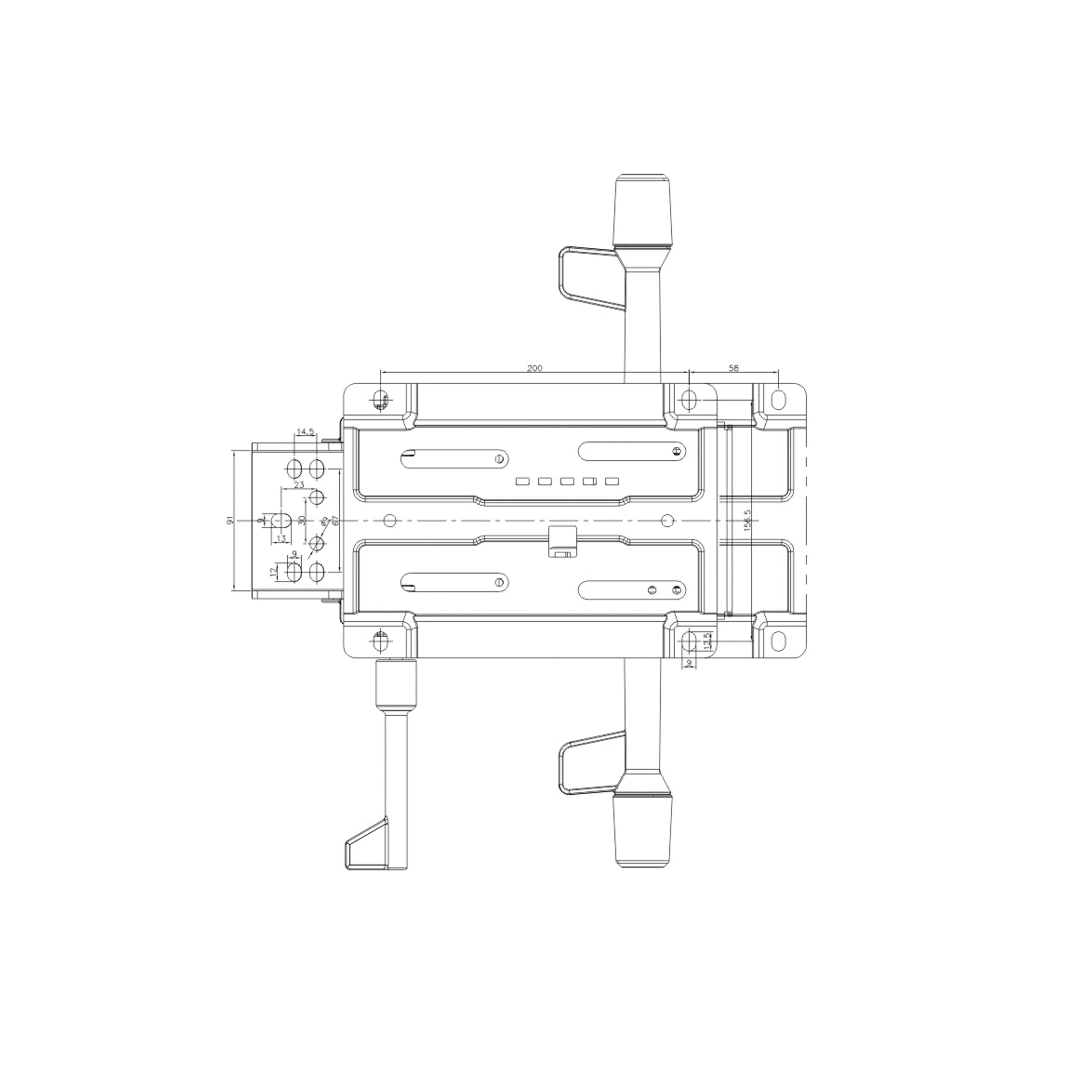 Multi-Function Office Chair Mechanism with Seat Slide