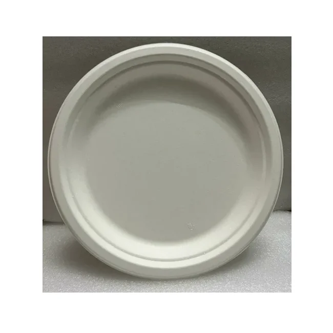 Recycle Biodegradable Bamboo Pulp Paper Mache Plate&Bowl Food Container Box Microwave Ovenable Office Paper Trays From India