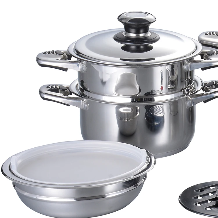 16 Piece German Designed Stainless Steel Cookware Set (USD 114.00) - Web9  Shop