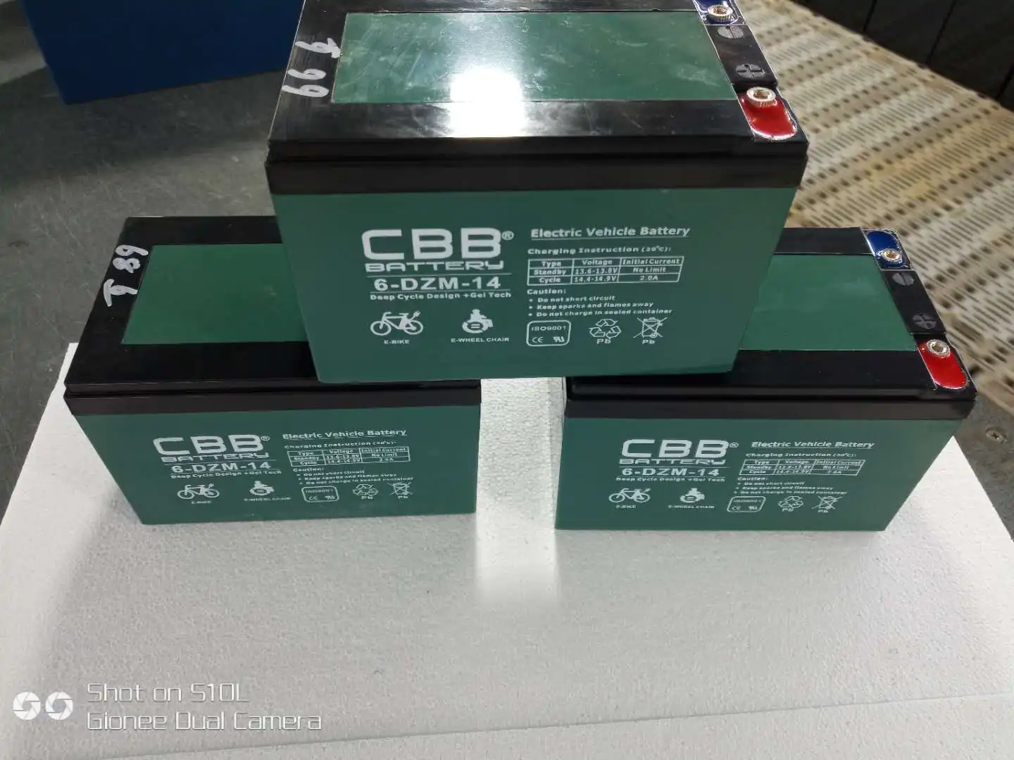 Batterie Per Biciclette Elettriche Batteria Al Piombo Gel 12V 14Ah Ricaricabile - Perfetta Per Bici Elettriche, Sistemi D'emergenza E Carrelli Batteria 12v Per Bici - Foto 8