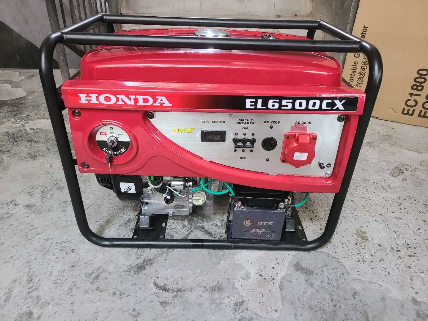 Honda Engine Gx390 5.5kw Recoil Start Single Phase Petrol Generator
