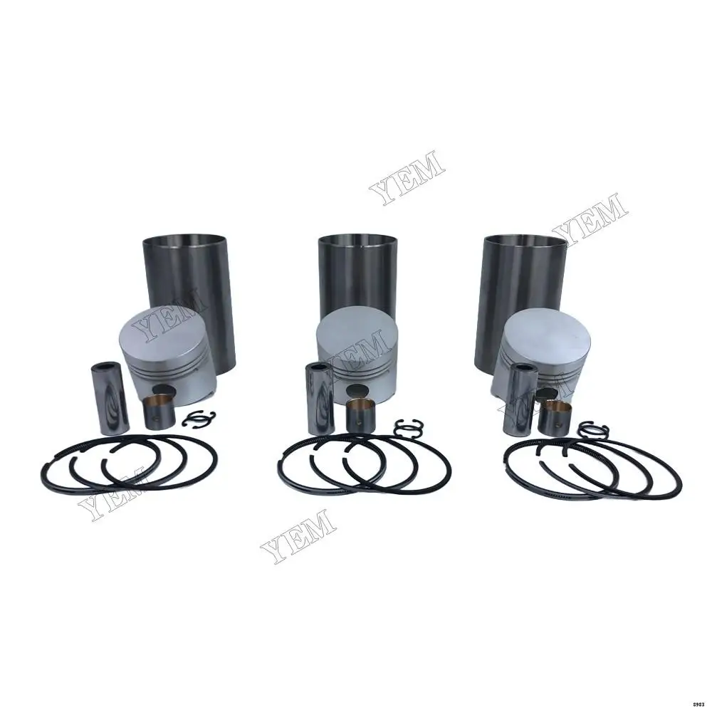 D1302 Engine Cylinder Liner Kit With Piston Rings Liners for Kubota