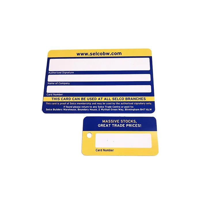 Mini Non-Standard Combo Card Magnetic Stripe Loyalty Key Tag with NFC & RFID Interface for Supermarkets Malls Paper Material