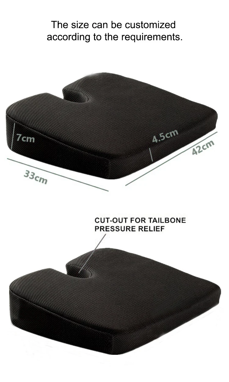 Customized Hemorrhoid Pillow Blood Circulation Coccyx Orthopedic Large