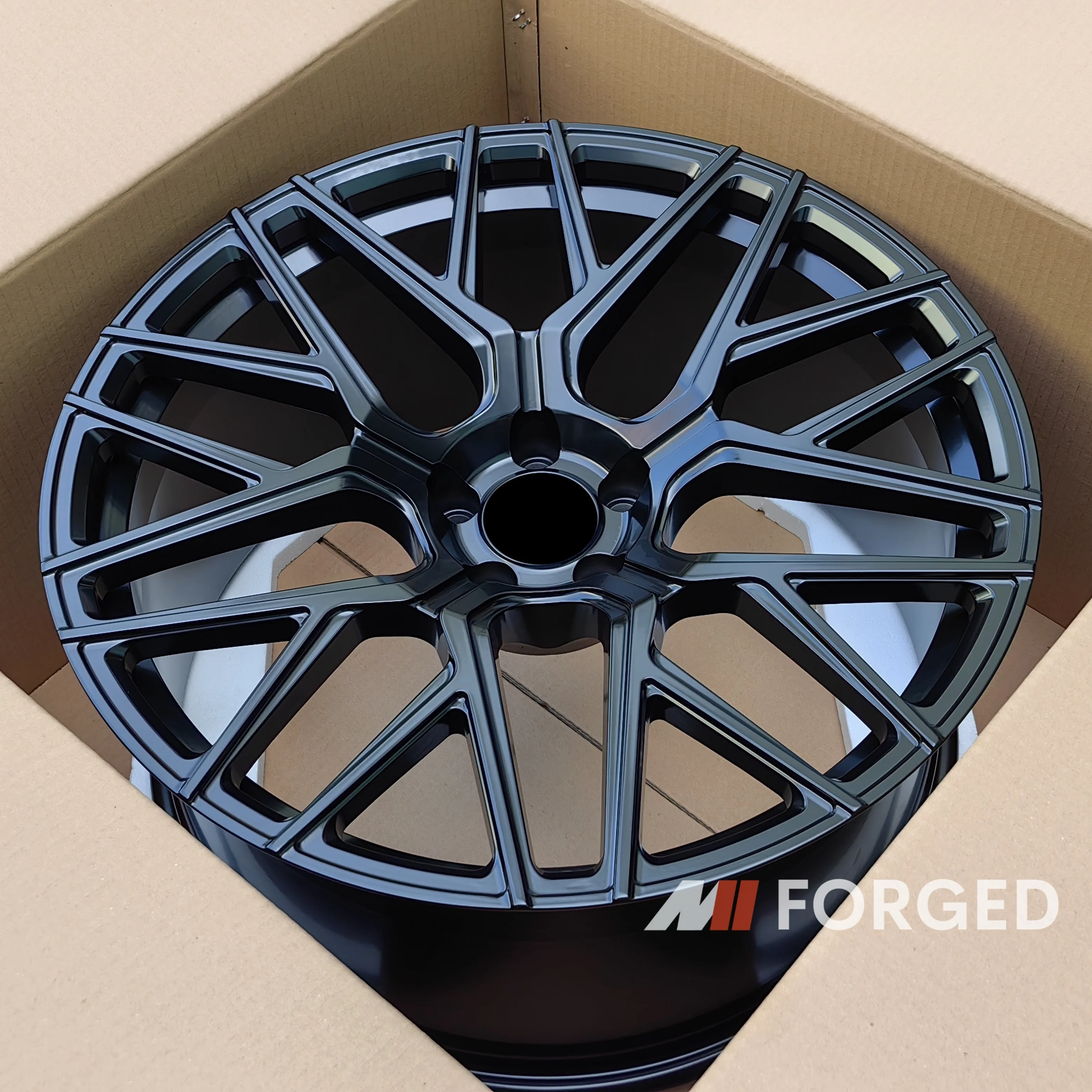 Maining Forged RFX10 Wheels for Audi R8 Mustang Mercedes 18 19 20 Inch Custom Black Bronze Brushed Titanium Rims