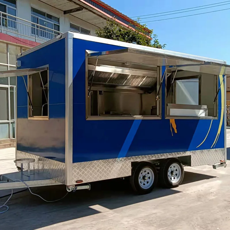 The Us Standard Mobile Kitchen Street Food Trailer Food Trailer Food