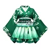 Green-hair accessory top dress waist seal waist flower leg ornam