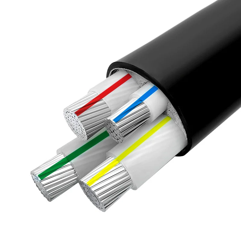 سياج عازل من كلوريد البولي فينيل/1kv Xlpe غمد كابل متعدد النواة موصل الألومنيوم البناء حجم مخصص