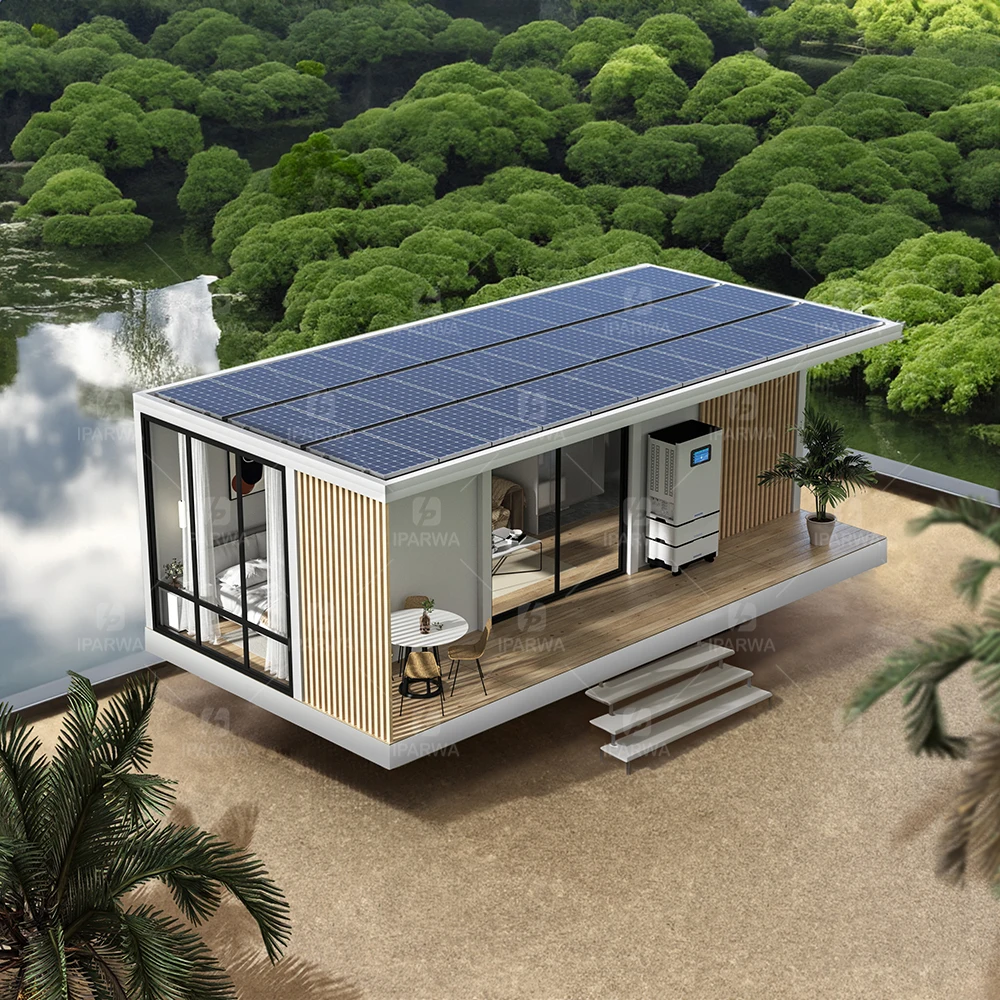 Wholesale Custom Modern Prefabricated Container Houses Luxury Villa Prefab Homes Low Cost Steel Roof for Paraguay Market