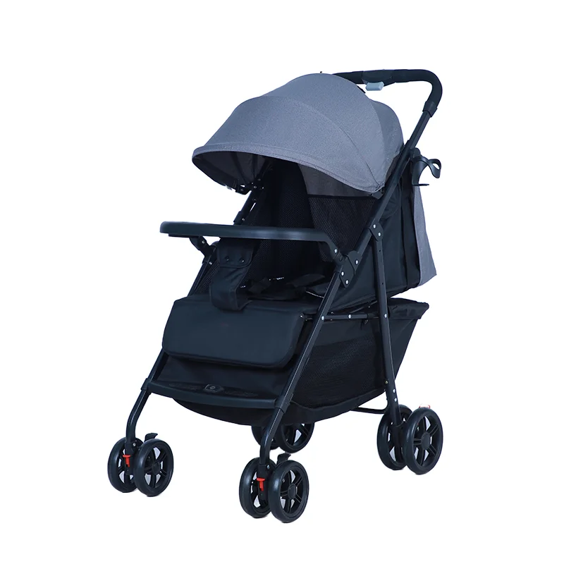 2-in-1 Four-Wheel Foldable Baby with Lovely Design Convertible Pram and Stroller 4