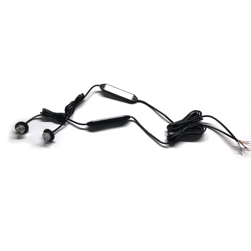 New Developing 8 LEDs Warning Emergency Hideaway Led Warning Light Strobe Lights for Vehicle
