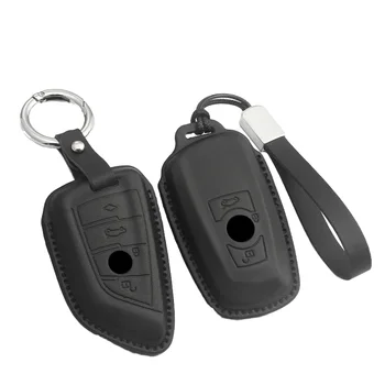 Car Key Cover For BMW X1 X3 X5 X6 X7 1 3 5 6 7 Series G20 G30 G11 F15 F16 G01 G02 F48 Car Key Protector Shell Accessories