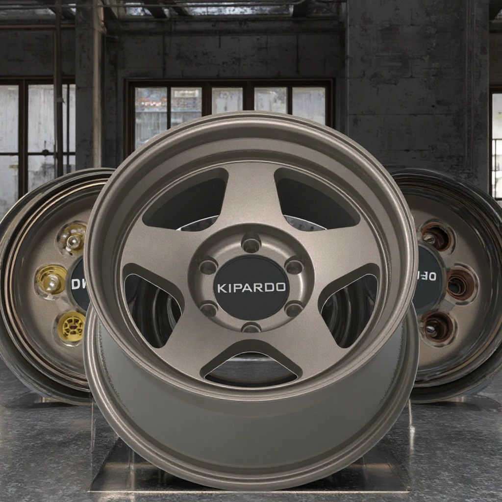 KIPARDO 17 Inch 6H PCD139.7 Offroad Wheels for Suzuki 4*4