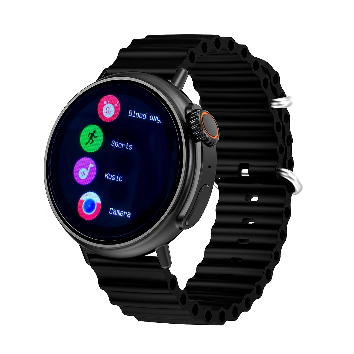 Reloj Inteligente HS09 con Esfera Redonda para Realizar Llamadas y  Monitoreo de Condición Física, Reloj de Pulsera Deportivo para Exteriores  con