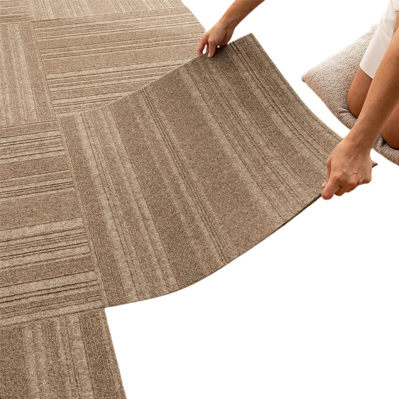 contec Carpet Tiles Durable Floor Tile Office Large square Plain Color Commercial Carpet Tile Nylon