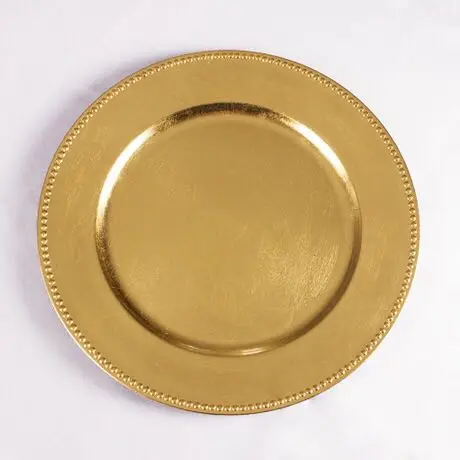 Wholesale Wedding Plastic Beaded Gold Charger Plates - Buy Beaded Charger  Plate,Cheap Charger Plates,Wedding Charger Plates Product on 