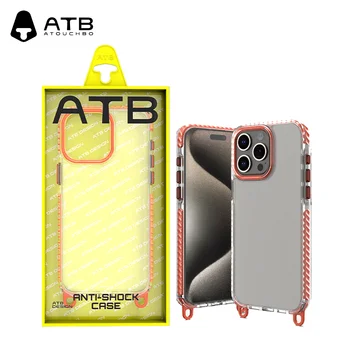 ATB New Arrival Anti-Yellow Acrylic Back Plate TPU Transparent Mobile Phone Case for Iphone 16