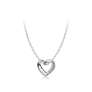 Keiyue 2026 Designer's New 925 Silver Love Heart Necklace Crafted 925 Sterling Silver with Zircon for Women