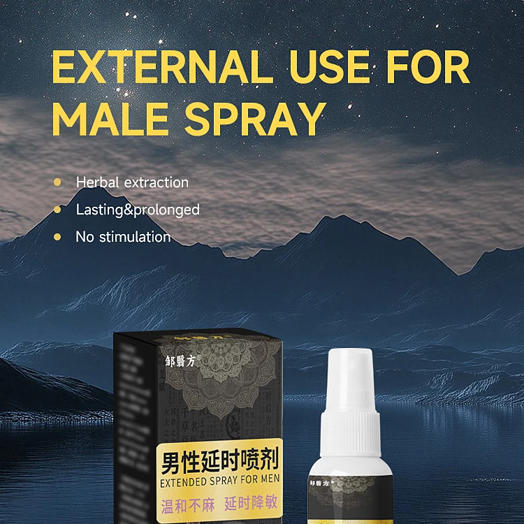 HOT Selling Male External Use Spray Increase Time Extended Spray for Male Adult Sex 30ml