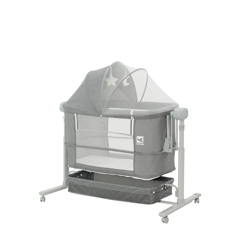 P780DY Cool Baby Auto Electric Baby Swing Bed With 5 Rocking Speeds and Cry Detection