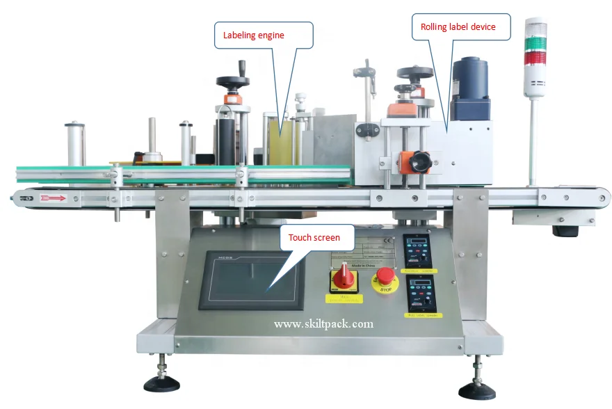 Skilt Desktop Bottle Labeling Machine - Efficient & Durable