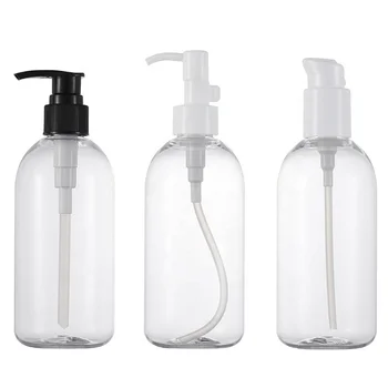 Fuyun 300ml Pet Clear Plastic Empty Hand clean products Spray Bottle Hand Pump Pressure Sprayer Bottle