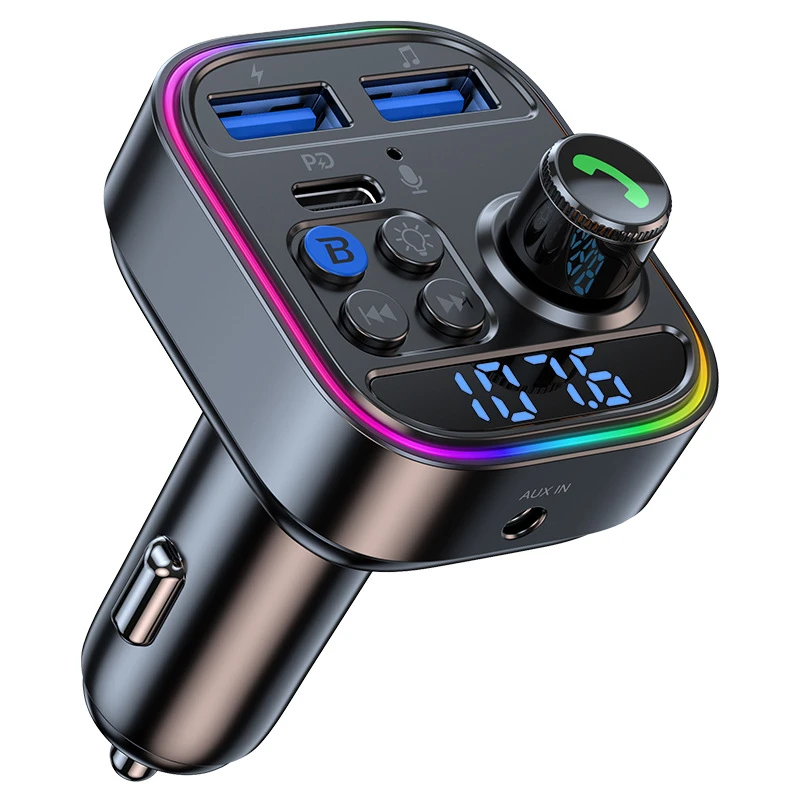 30w Bluetooth 5.3 Fm Transmitter Hifi Bass Sound Stronger Dual Mics