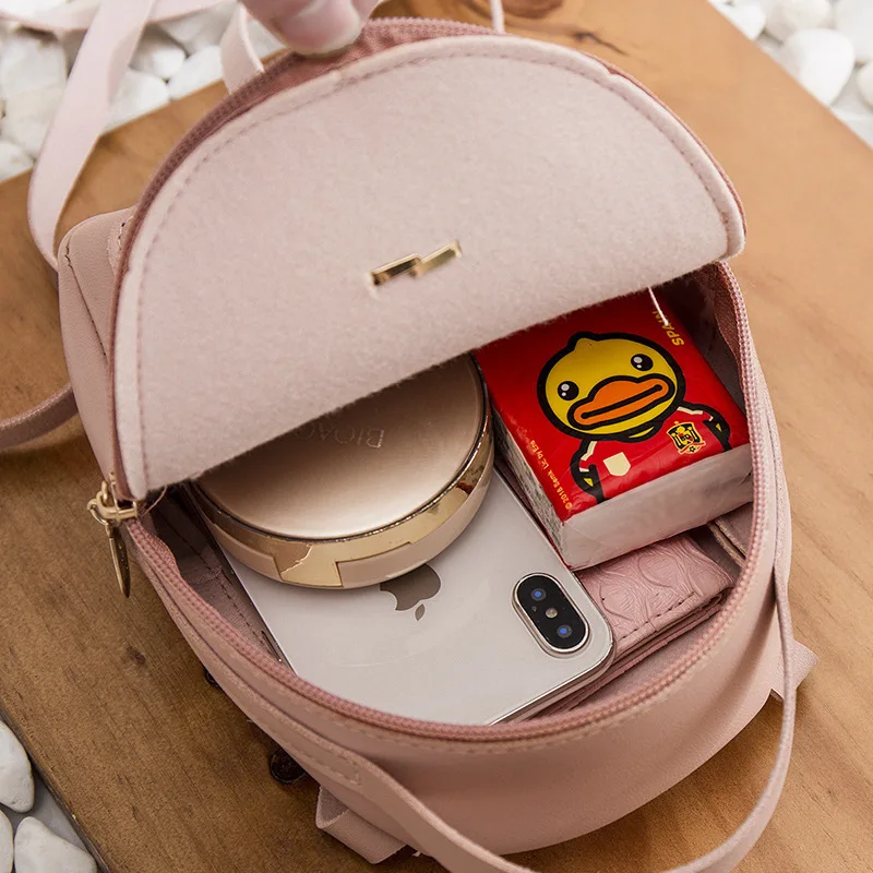 4020 Small Backpack Purse Designer PU Leather Roomly Mini Backpacks Multi Amazon.com: FADEON Mini Backpack Purse for Women, Designer  main image 3