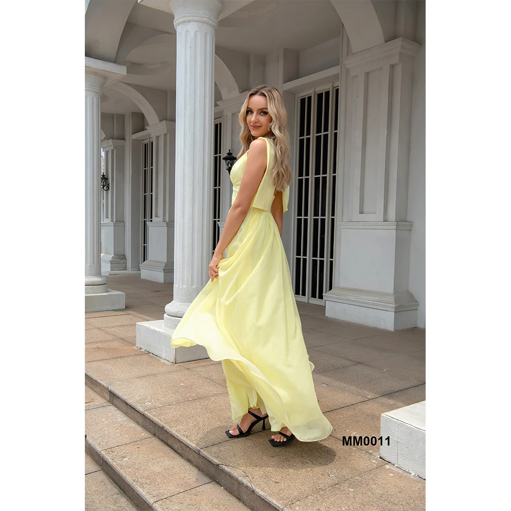 green emerald velvet dress Elegant One-Shoulder Yellow High Split Sleevless Mermaid Prom Dress