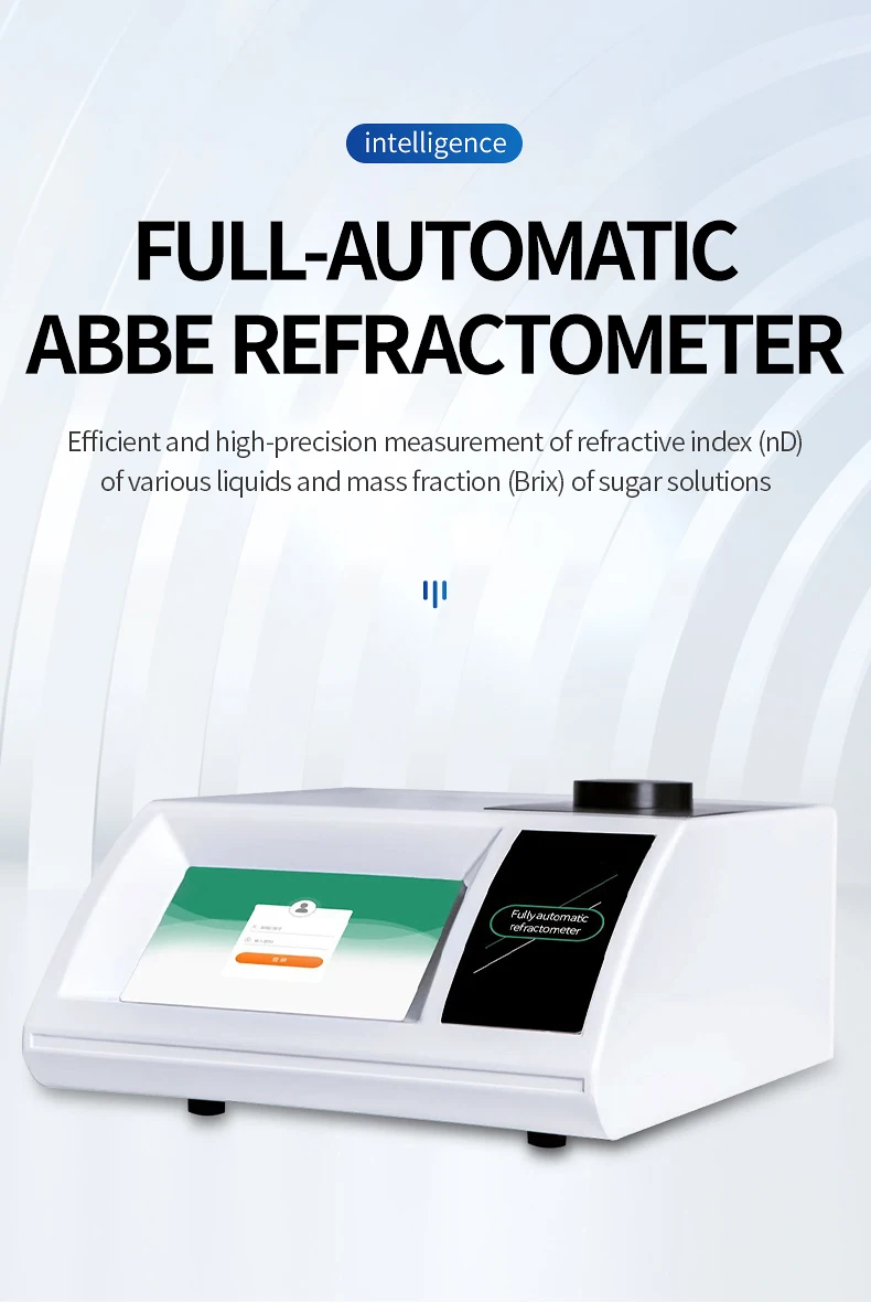 Automatic Abbe Refractometer Sugar Solution Concentration Measuring