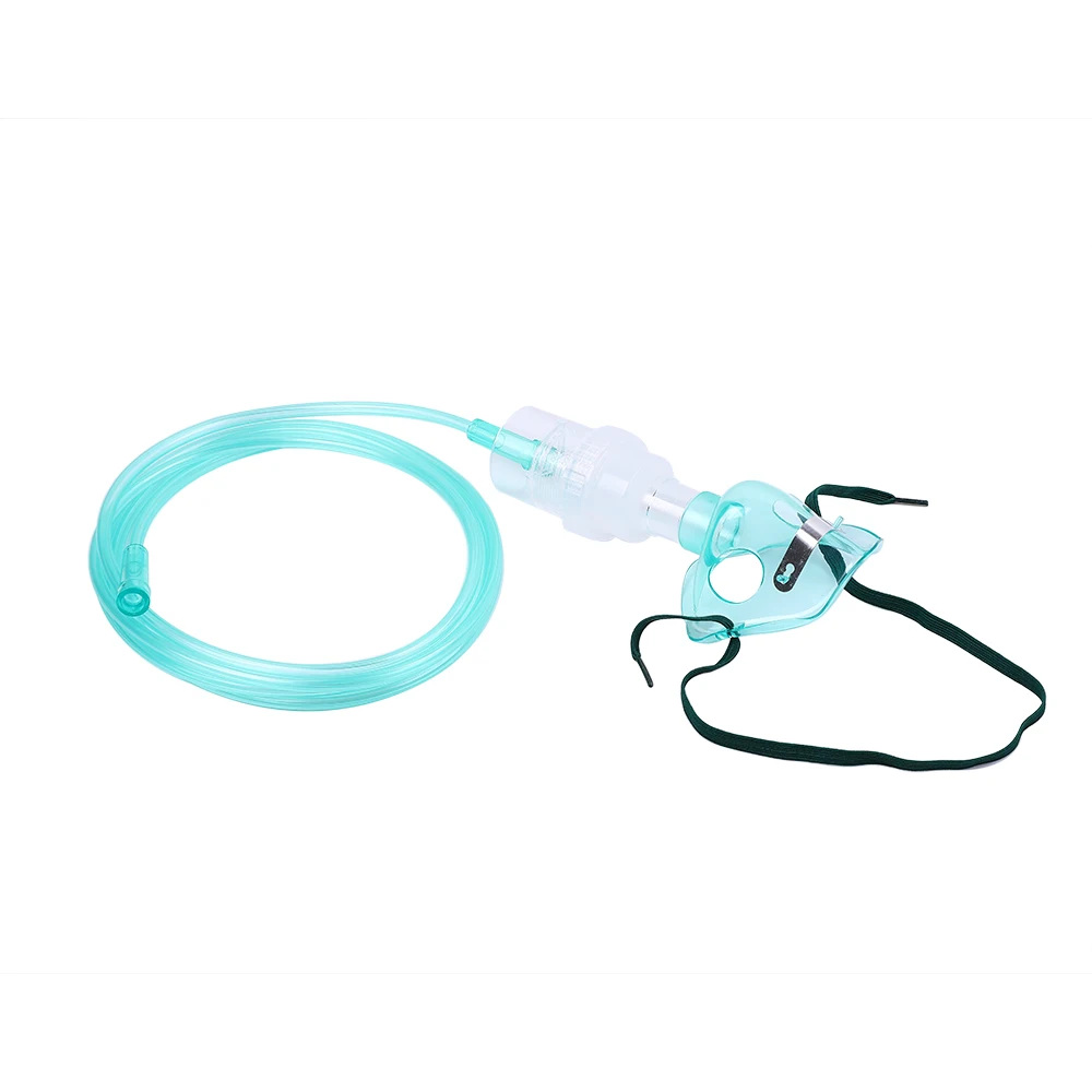 Professional Nebulizer Oxygen Mask with Nasal Oxygen Cannula Soft Silicone Material for Comfortable Breathing Therapy