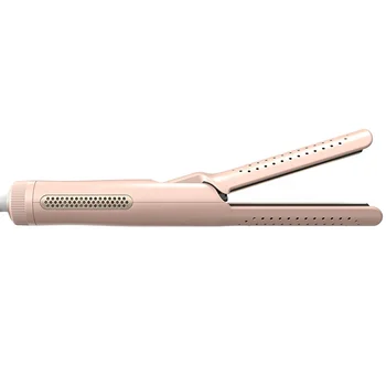 New Hair Styling Tool With Cool Air Fast Fixing Temperature Display Hair Straightener And Curler 2 in 1 For Household