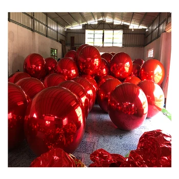 Large PVC Reflective Decoration  Giant Inflatable Mirror Ball Wholesale Large Mirror Inflatable Ball For Party