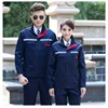 stand-up collar navy blue zip-up top