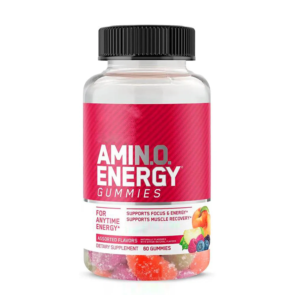 OEM Private Label Protein Energy Gummies with Amino Acids Support Focus Strength Muscle Recovery preworkout gummy