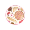 Assiette en carton 7 pouces * 8 pièces